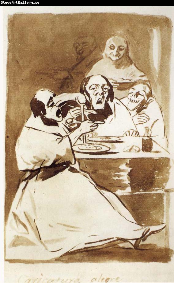 Francisco Goya Caricatura alegre